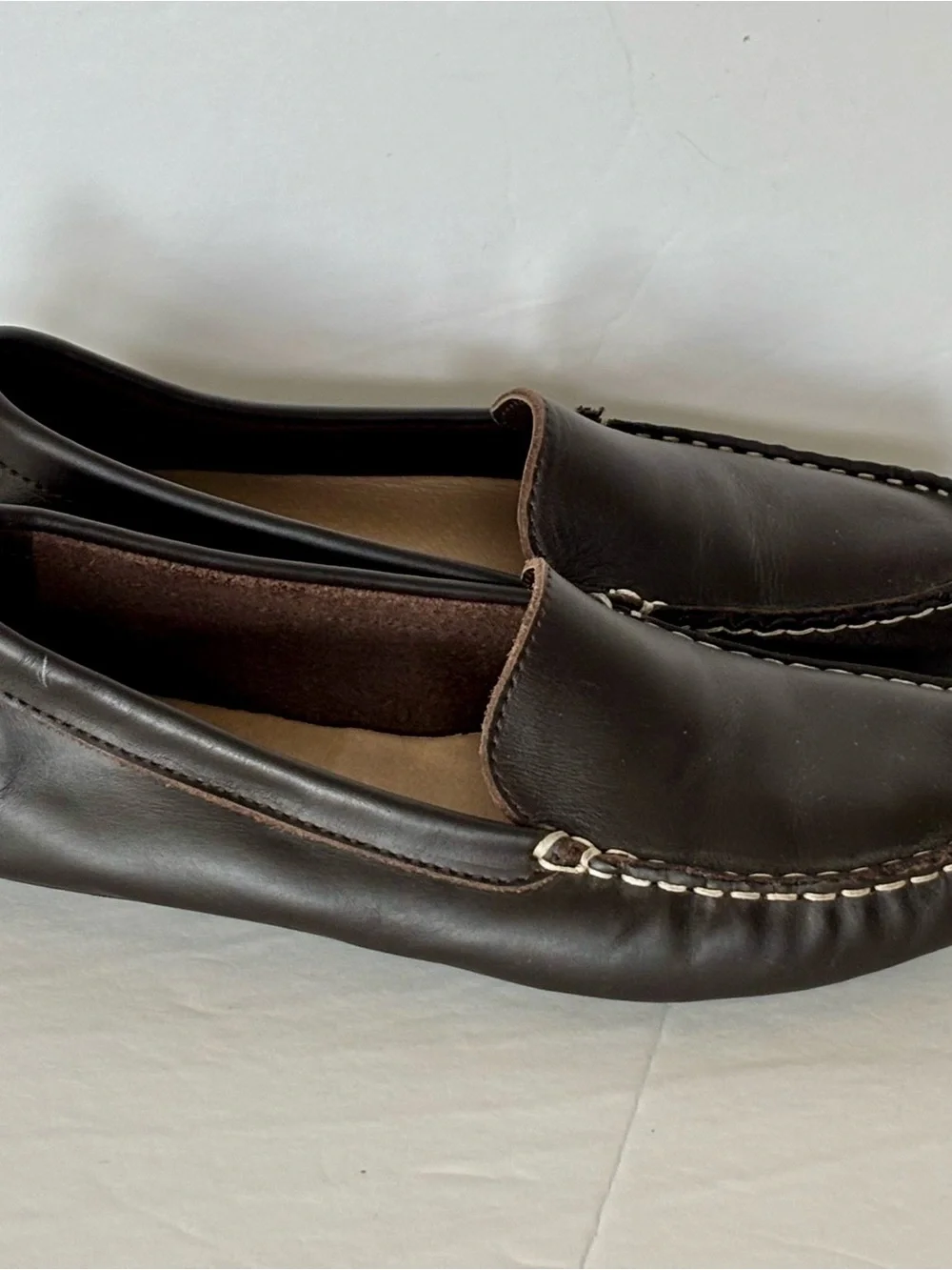 Crewcuts leather slip